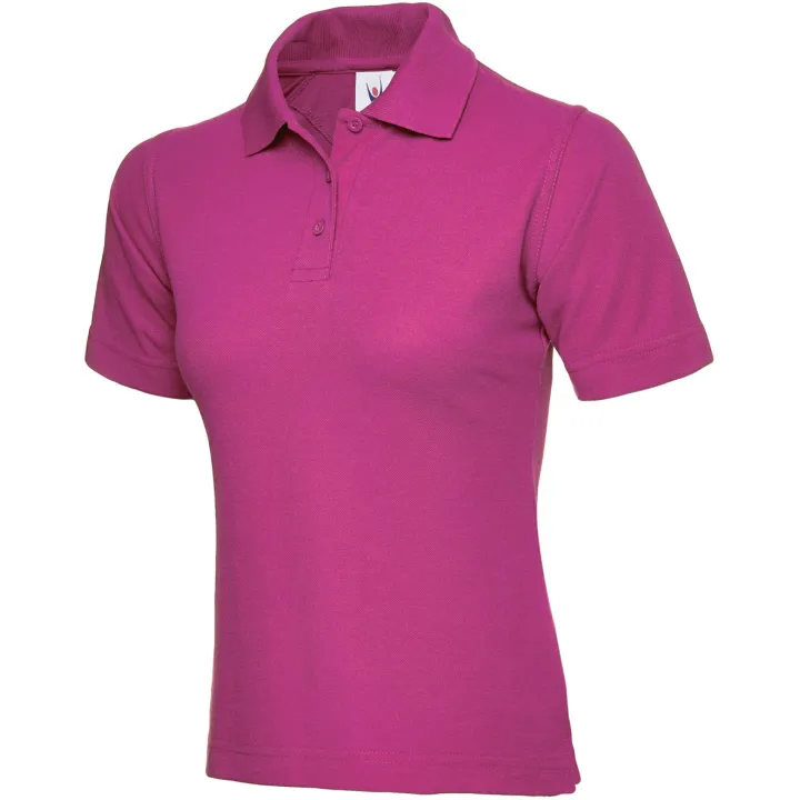 Polo femme Uneek UC106 220 gr rose flash