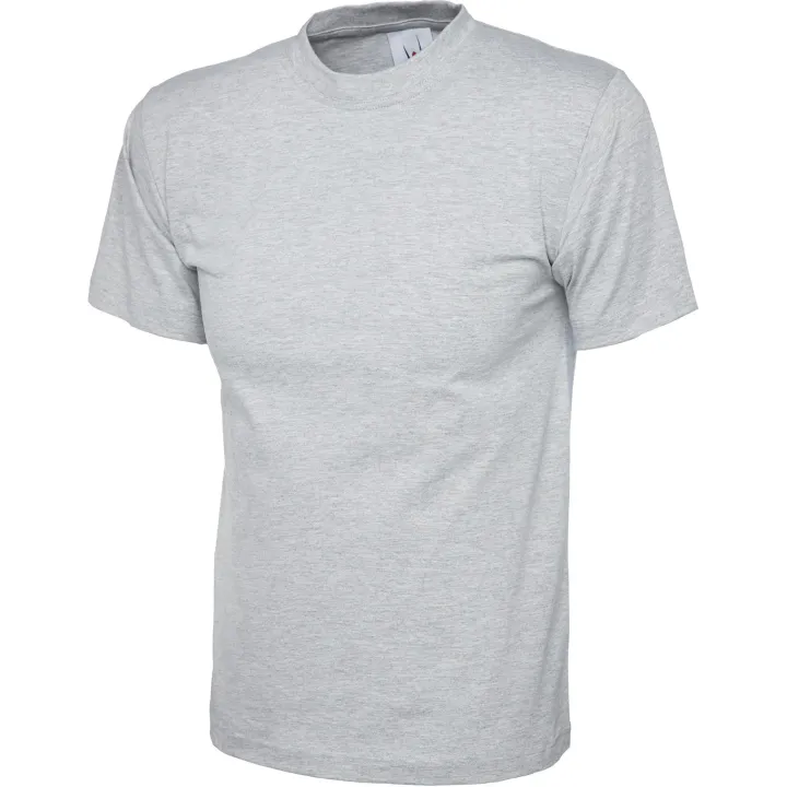 Tee-Shirt homme col rond 180 gr UC301 UNEEK gris chine