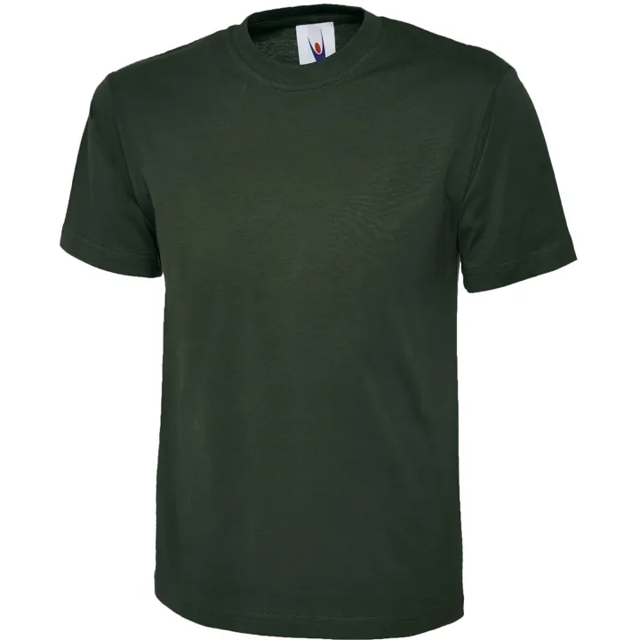 Tee-Shirt homme col rond 180 gr UC301 UNEEK vert bouteille