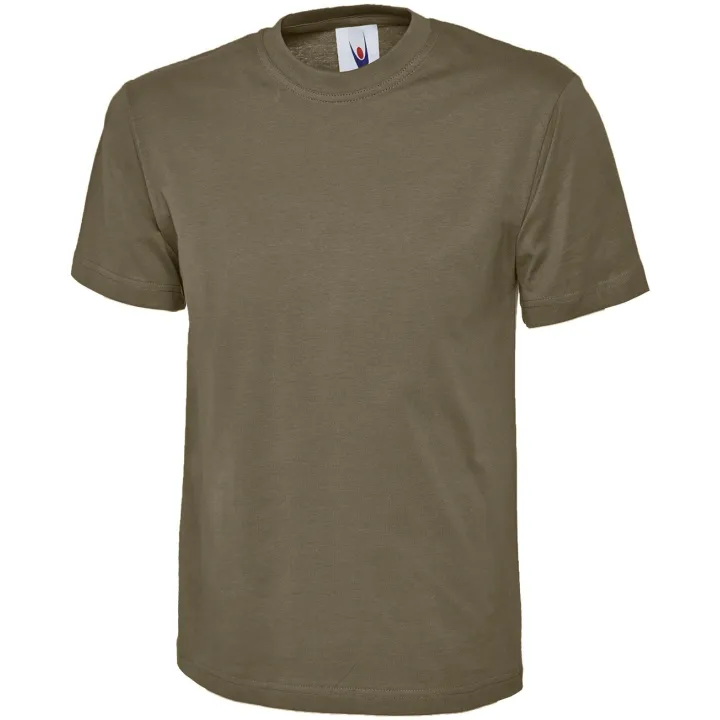 Tee-Shirt homme col rond 180 gr UC301 UNEEK kaki