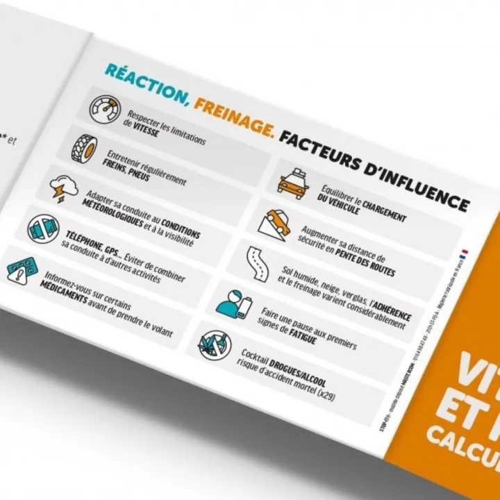 Réglette Comprendre les Distances de Sécurité Distance de Freinage