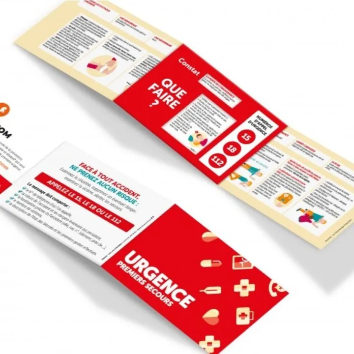 Réglette Les Gestes qui sauvent en 3 volets