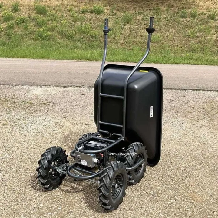 Mini dumper electrique ZOETTE basculante à moteur, basculé