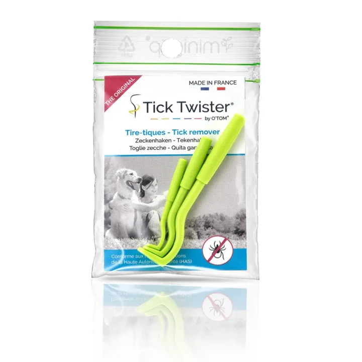 Tire tique 3 crochets maladie de Lyme H3D