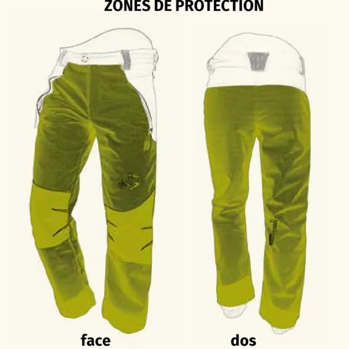 Pantalon chasse traque recherche au sang CERBERE FRANCITAL zone de renfort