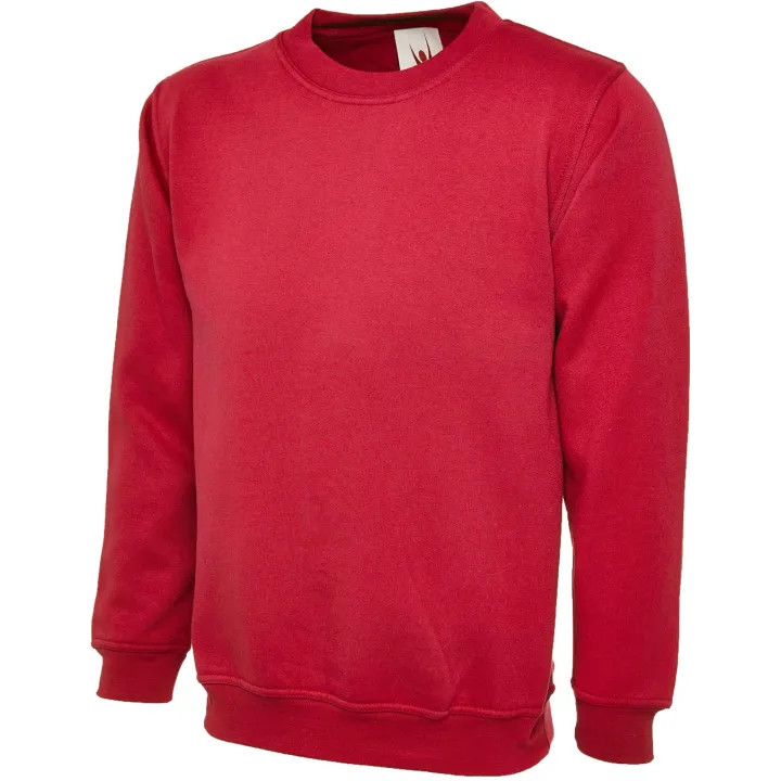 Sweat de travail unisexe UC201 350 grammes UNEEK rouge