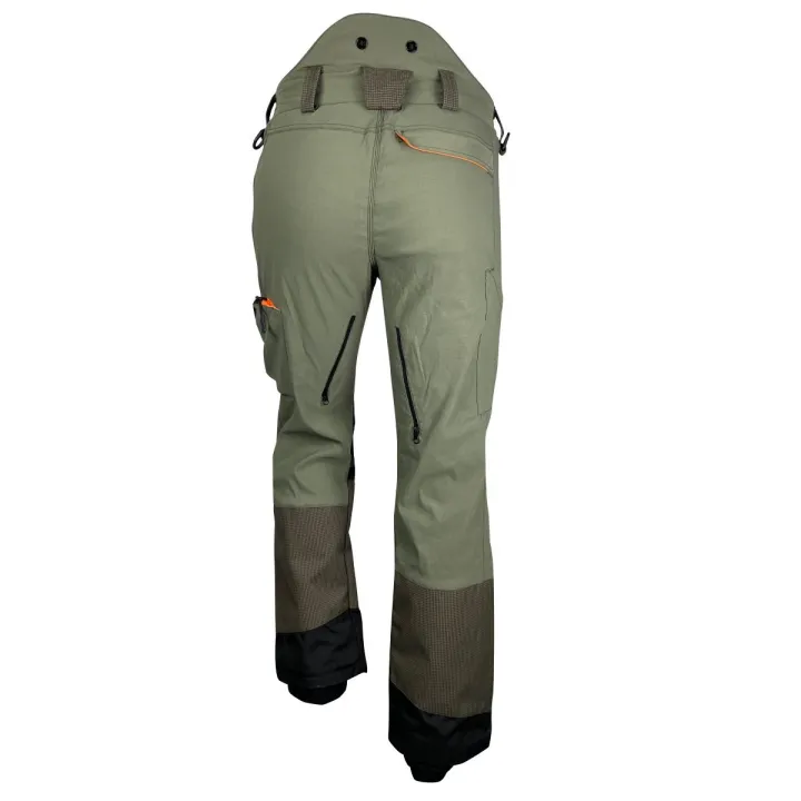 Pantalon sanglier chasse battue traque IRATY FRANCITAL kaki dos