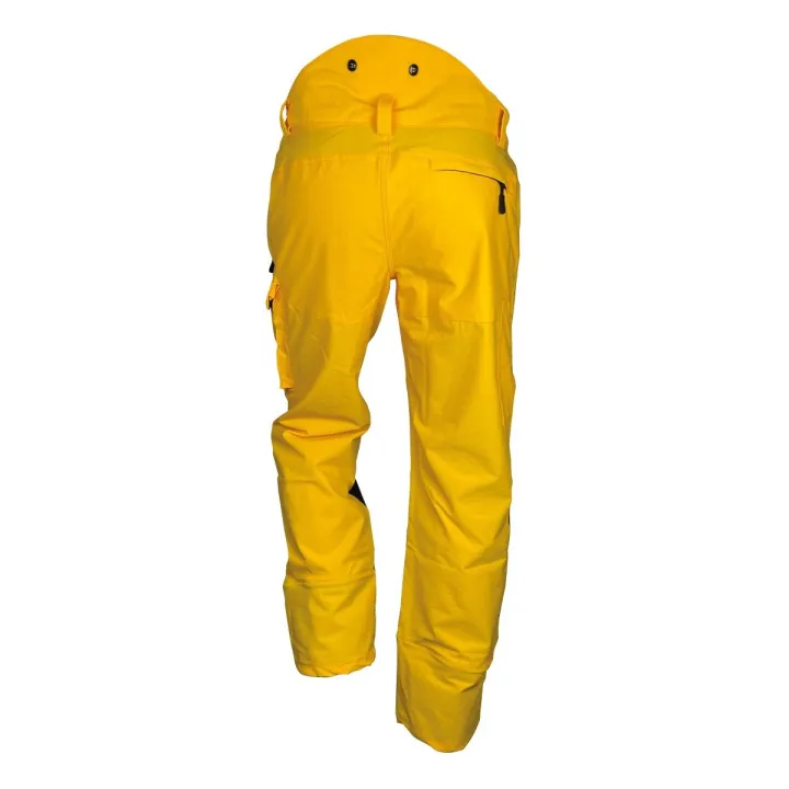 Pantalon chasse terrain propre 100 % stretch MONTVERT FRANCITAL jaune dos