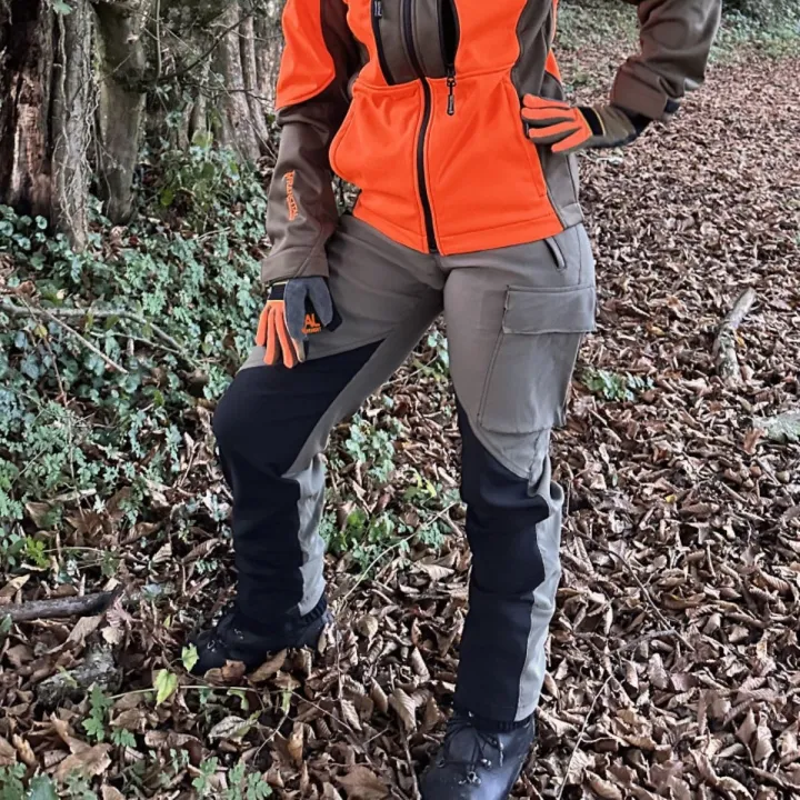 Pantalon de travail forêt MONTVERT 100% stretch kaki