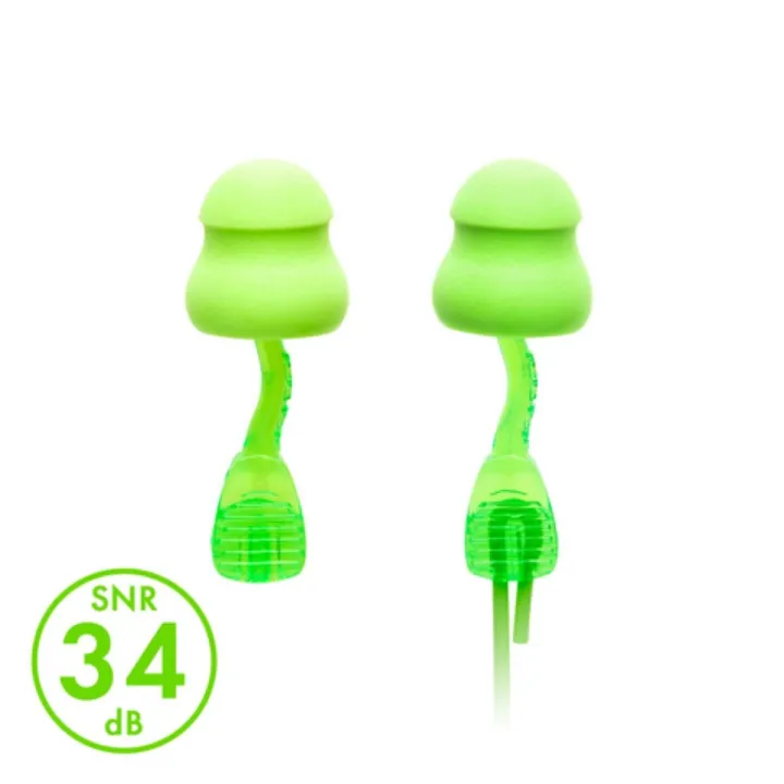 Bouchons antibruit d'oreilles en mousses avec tige d'insertion TWISTER MOLDEX