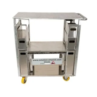 Chariot de travail ergonomique JASMIN pépinière agro-alimentaire