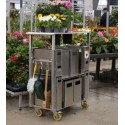 Chariot de travail ergonomique JASMIN pépinière agro-alimentaire jardinerie