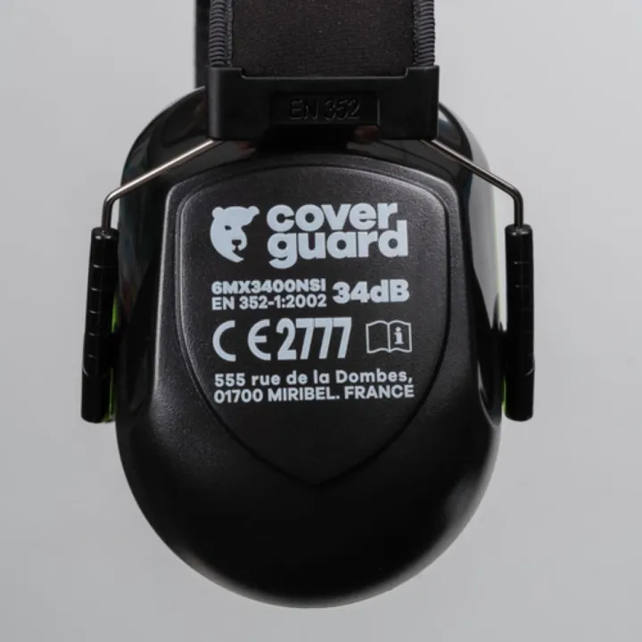 Casque antibruit protection auditive 34 dB M340 COVERGUARD