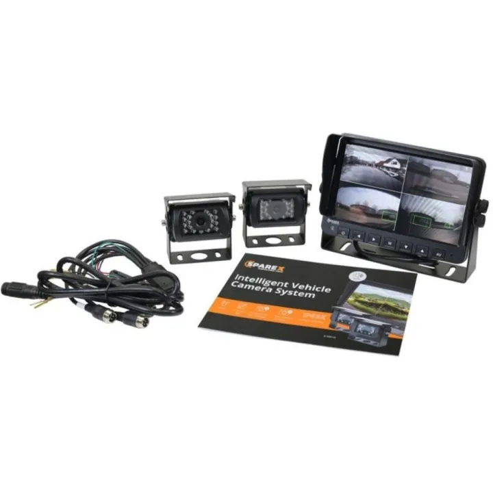 Système de caméra intelligente de recule pour tracteur IA avec cable