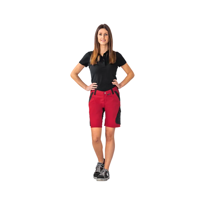 Bermuda de travail femme Femme NORIT PLANAM modèle rouge
