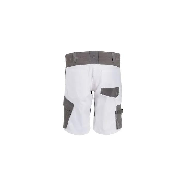Bermuda de travail femme Femme NORIT PLANAM blanc dos