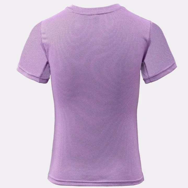 Tee-shirt femme G-heat anti-UV – Protection solaire et confort optimal violet dos