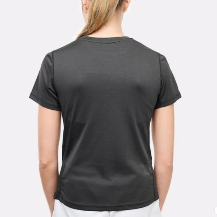 Tee-shirt femme G-heat anti-UV – Protection solaire et confort optimal noir dos