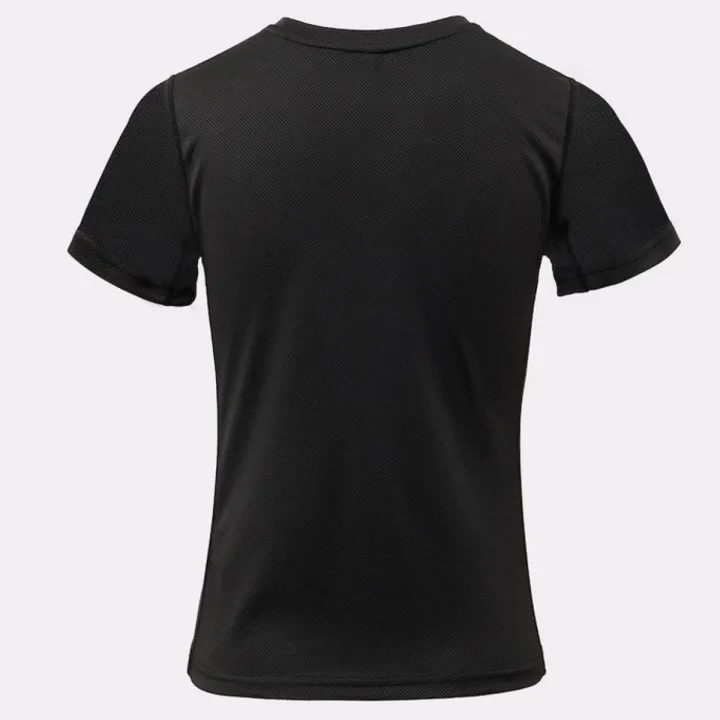 Tee-shirt femme G-heat anti-UV – Protection solaire et confort optimal noir dos