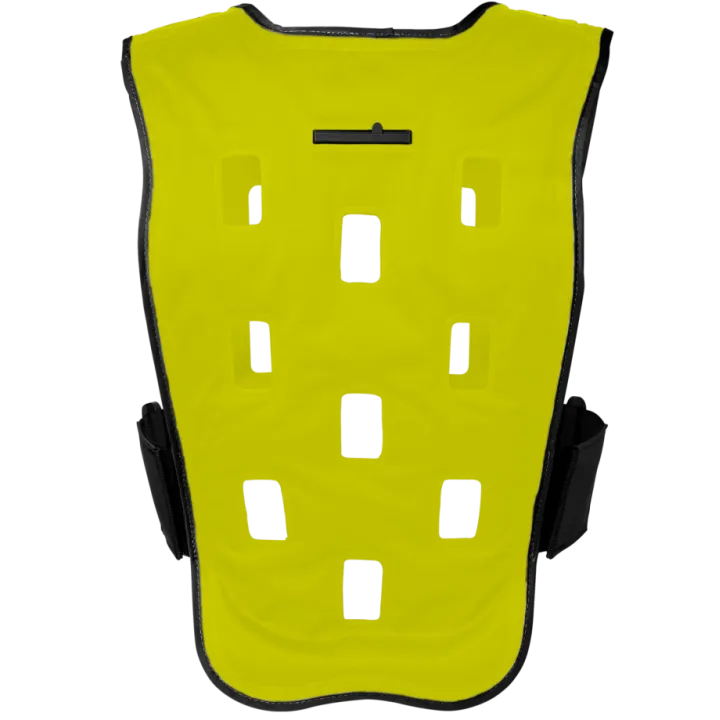 Gilet rafraichissant BODYCOOL SMART COOLOVER INUTEQ jaune dos
