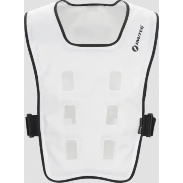Gilet rafraîchissant Bodycool Smart coolOver INUTEQ – Confort et performance en environnement chaud blanc