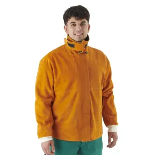 Veste en croûte de cuir traitée anti-chaleur SPARK classe 2 A1Coval Safety