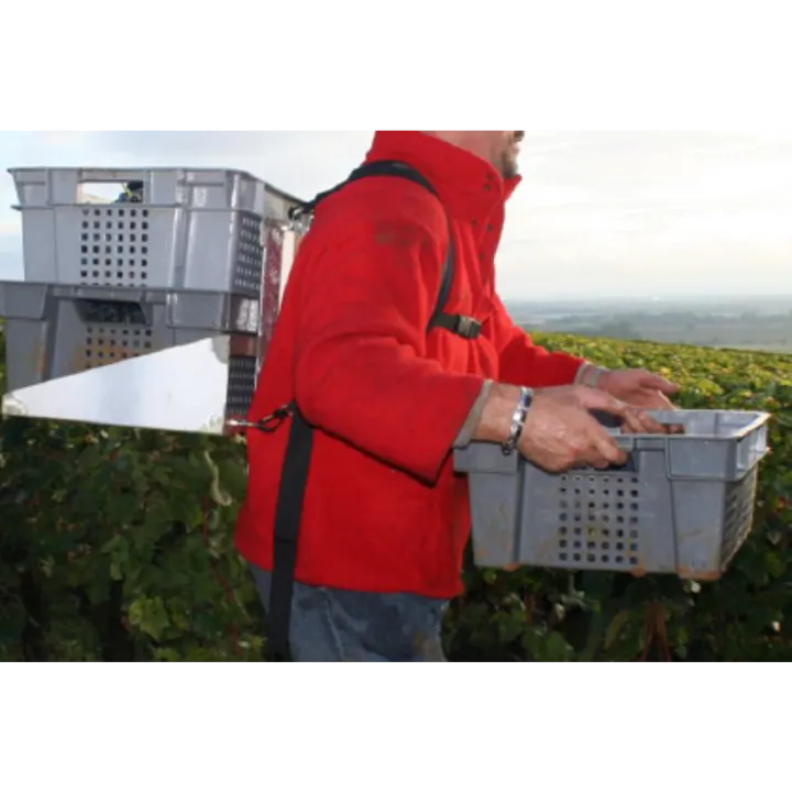 Sangles ergonomiques pour hotte et porte caisse à vendange
