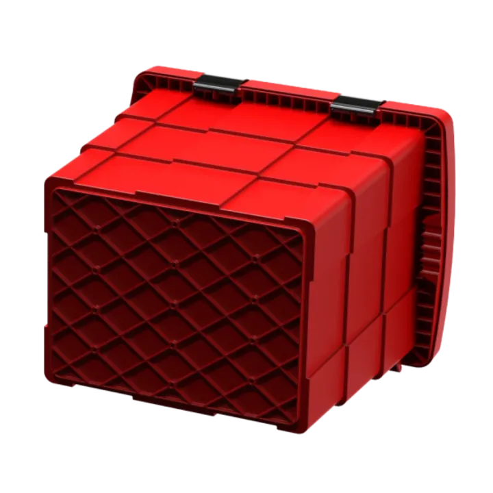 Bac à Sable incendie 100 litres professionnel  dessous