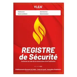 Registre de sécurité incendie pour ERP, entreprises, habitations