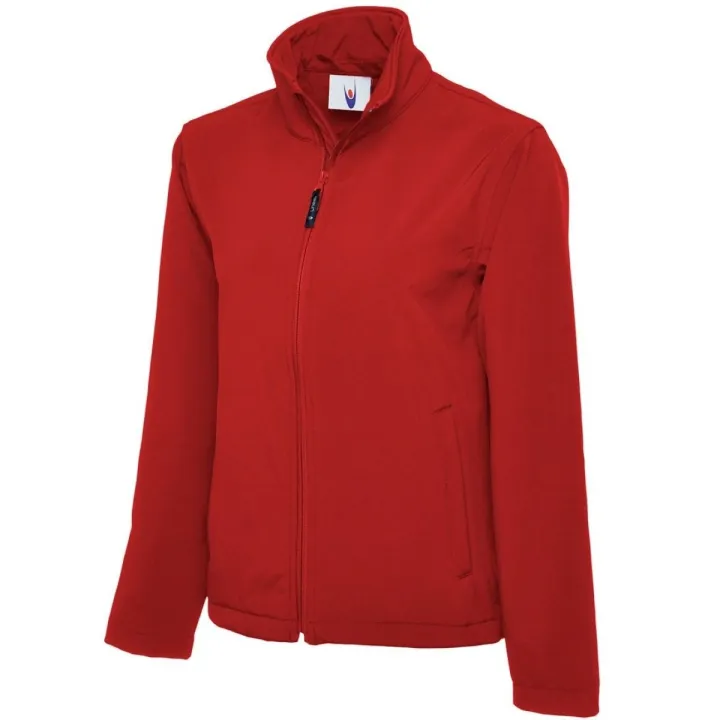 Veste softshell de travail UC612 – résistante et confortable rouge