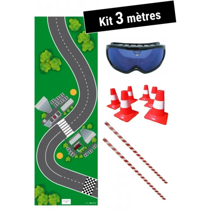 Kit éducatif SIMULAROUTE 3 m risque routier Sécurama