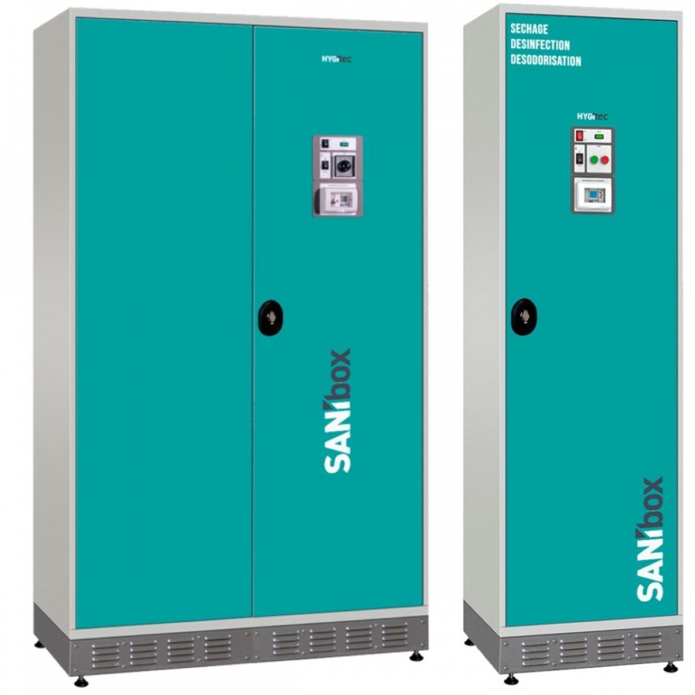 Armoire Novven SANIbox 60 ou 120 – Armoire séchante & désinfectante collective