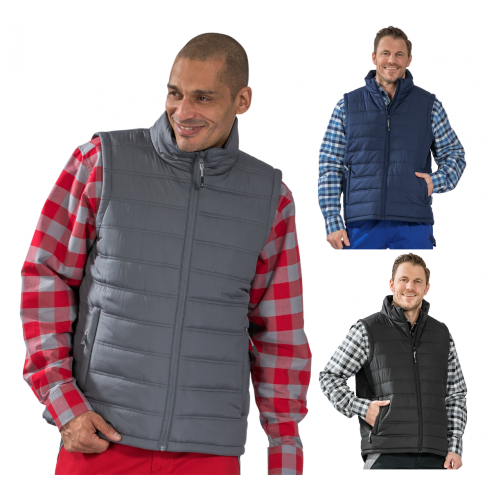 Doudoune travail matelassée noire NEPTUN PLANAM