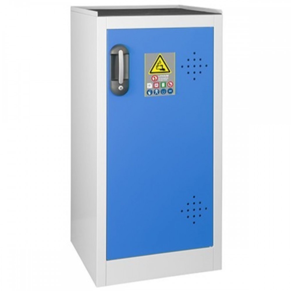 Armoire comptoir 1 porte pour stockage et recharge de batteries lithium TRIONYX