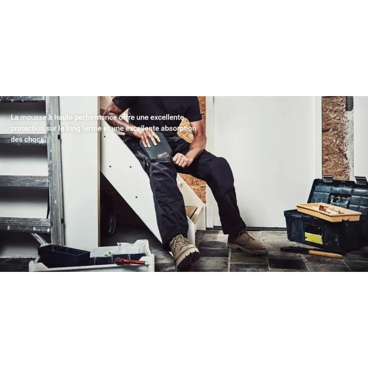 Genouillères FENTO POCKET ergonomiques pour pantalon de travail