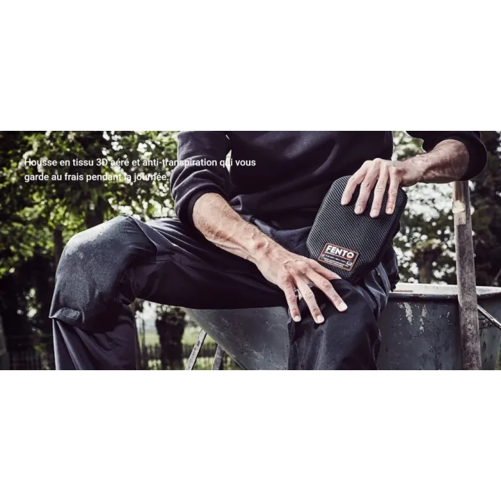 Genouillères FENTO POCKET ergonomiques pour pantalon de travail