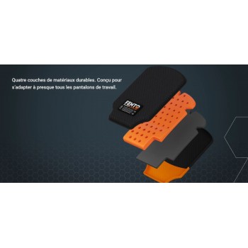 Genouillères FENTO POCKET ergonomiques pour pantalon de travail