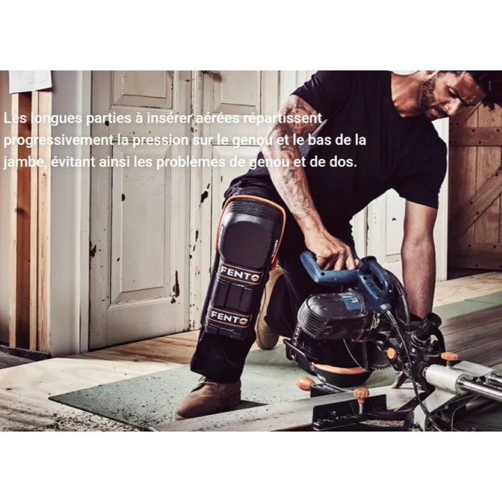 Genouillères FENTO MAX ergonomiques pour usage intensif