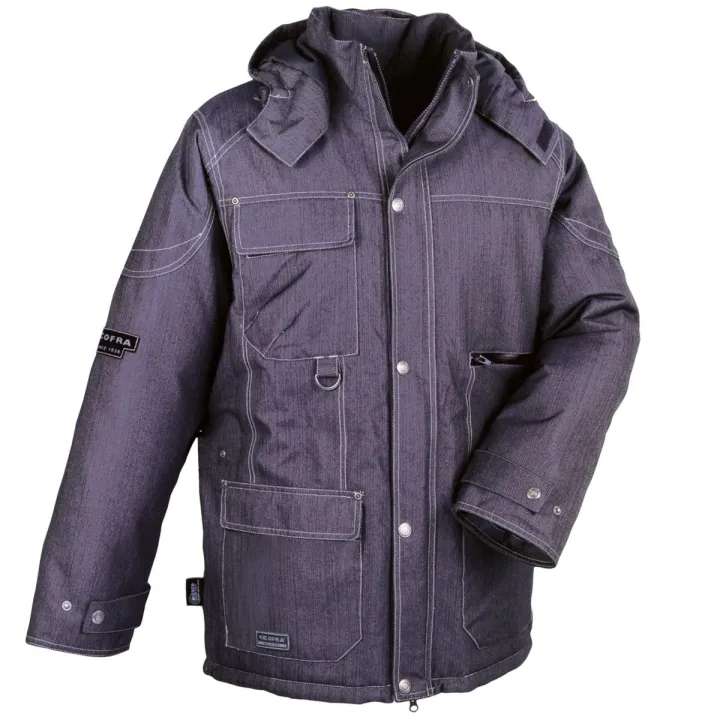 Veste Courmayeur imperméable et respirante rembourrée COFRA-TEX navy