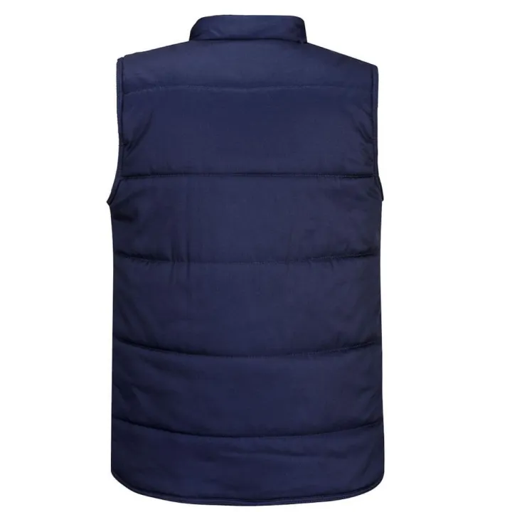Gilet de travail sans manches S414 Portwest matelassé et chaud marine dos