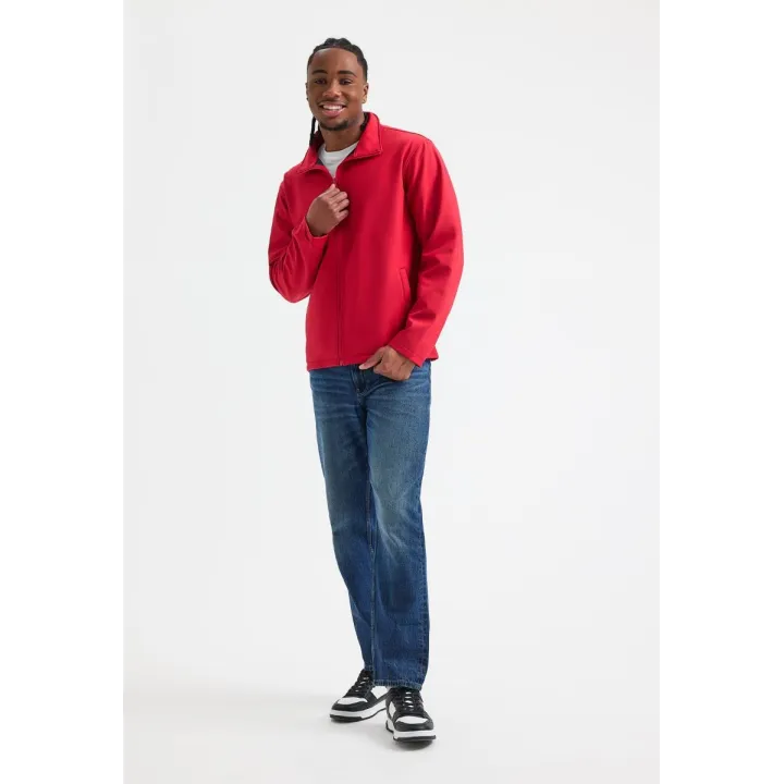 Veste softshell sans manche 3 couches UX10 UNEEK rouge