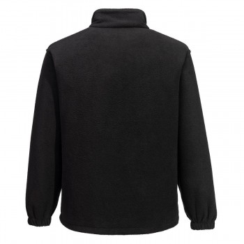 Veste polaire épaisse de travail F400 PORTWEST – chaleur 400 g noir dos