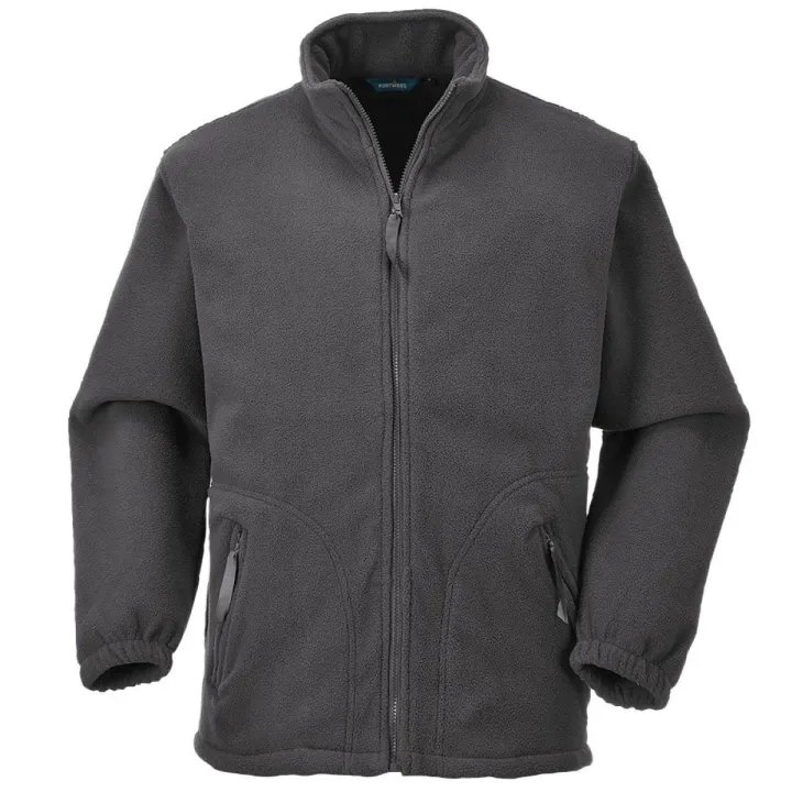 Veste polaire épaisse de travail F400 PORTWEST – chaleur 400 g grise
