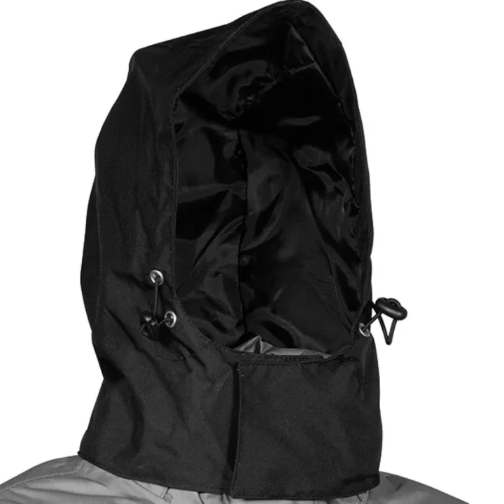 Parka de travail ICESTORM COFRA imperméable et respirante 3 en 1 gris noir capuche