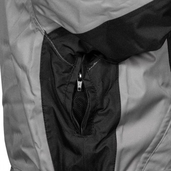Parka de travail ICESTORM COFRA imperméable et respirante 3 en 1 gris noir aération sous manche