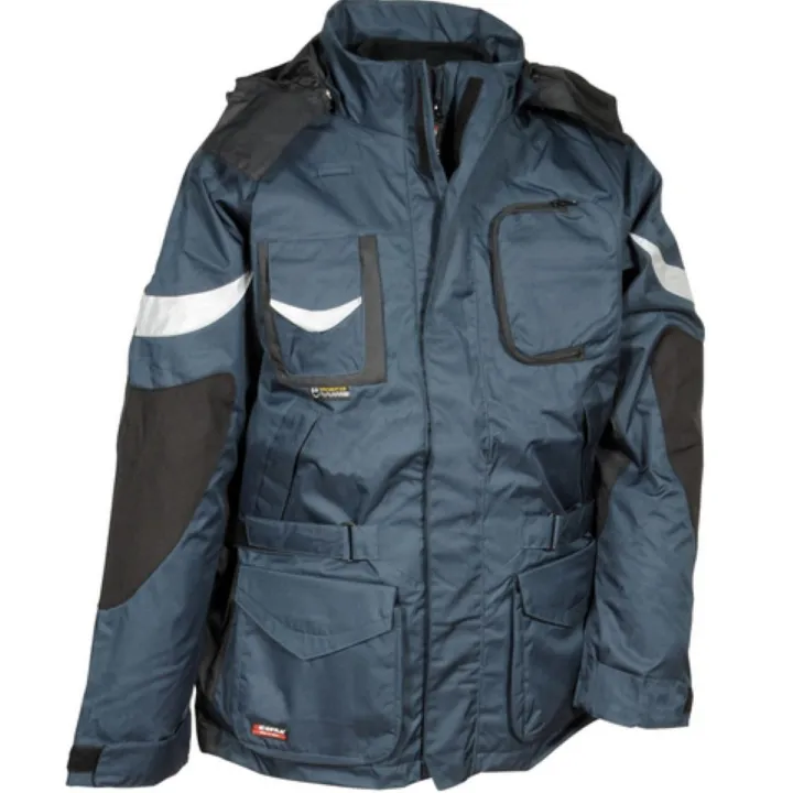 Parka de travail ICESTORM COFRA imperméable et respirante 3 en 1 navy noir