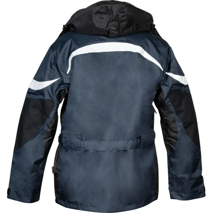 Parka de travail ICESTORM COFRA imperméable et respirante 3 en 1 navy noir dos