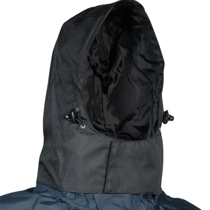 Parka de travail ICESTORM COFRA imperméable et respirante 3 en 1 navy noir capuche