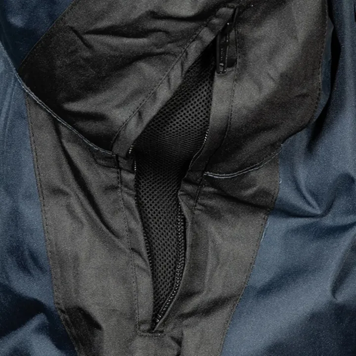 Parka de travail ICESTORM COFRA imperméable et respirante 3 en 1 navy noir aération