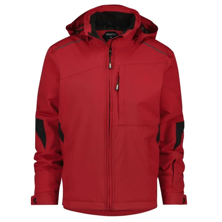 Parka de travail NORDIX DASSY – Protection thermique et résistance professionnelle rouge